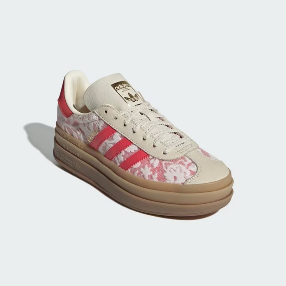 Adidas Gazelle Bold W Liberty London Better Scarlet Women's Size 6 JR8885 NEW - Picture 4 of 7